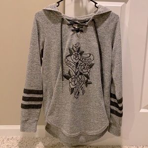 Hooded Long Sleeve Sweater